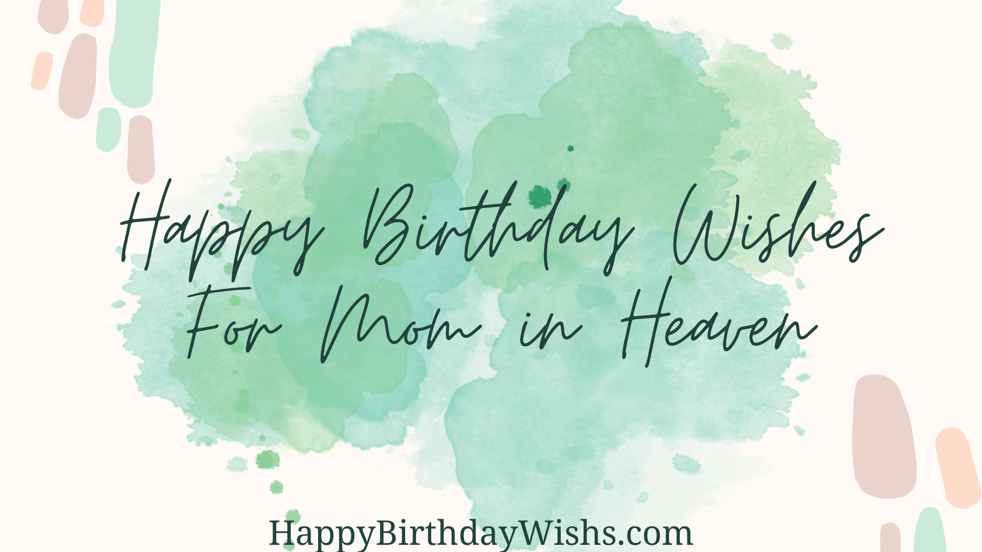 birthday wishes for deceased mother