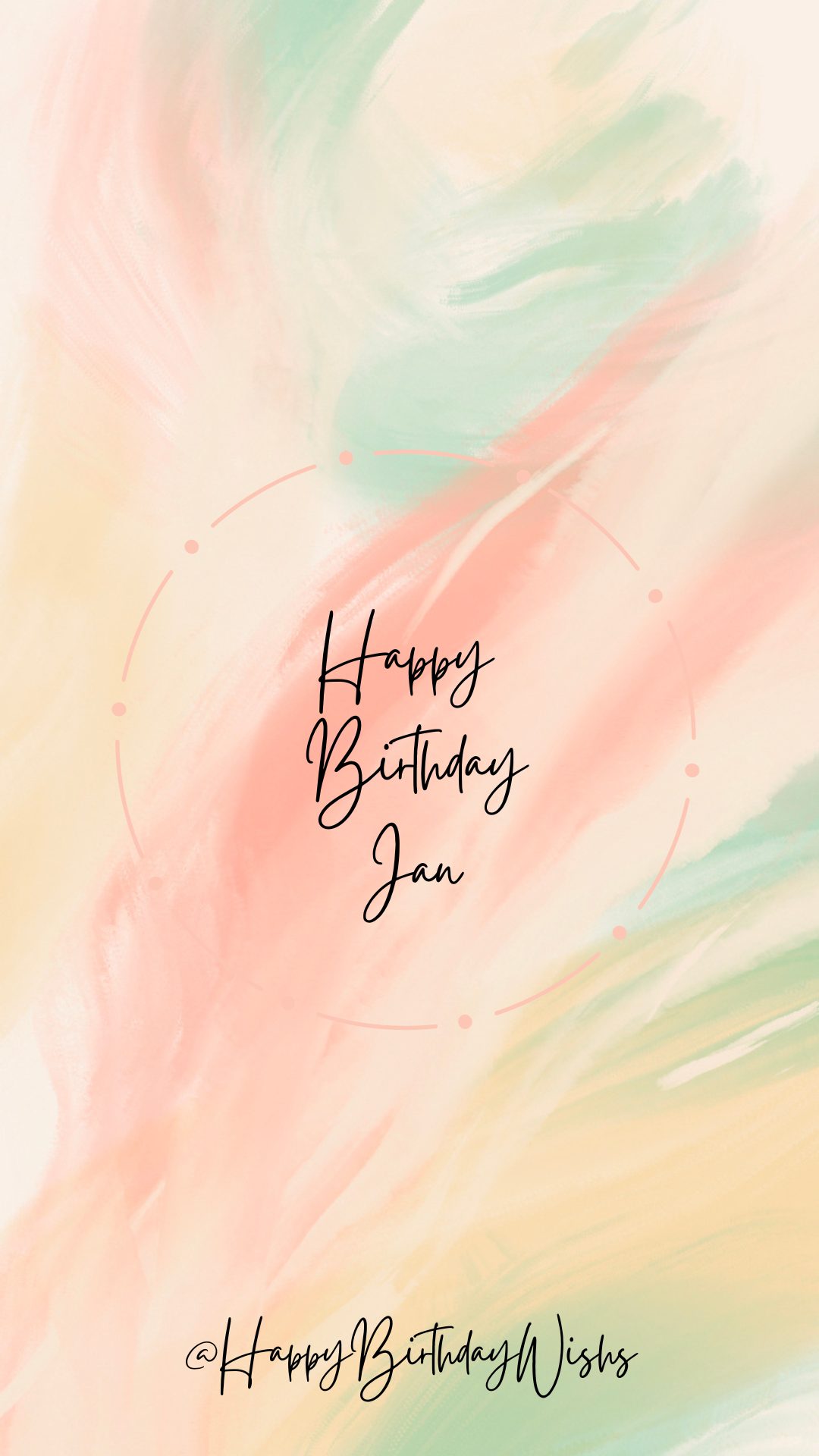 Happy Birthday wishes for Jan