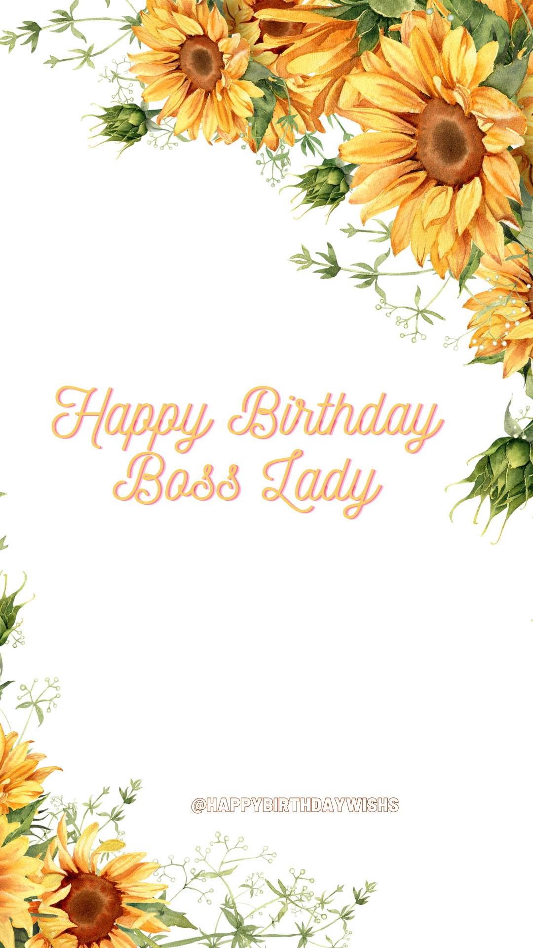 Birthday Wishes For Boss Lady