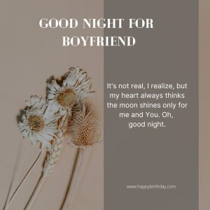 Good Night wishes for boyfriend