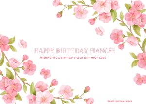 birthday wishes for fiance female