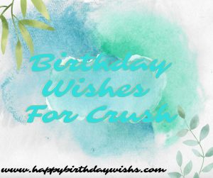 simple birthday wishes for crush male